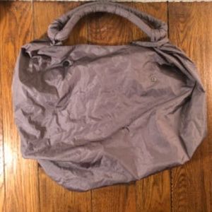 Stella McCartney for Adidas beige/grey nylon tote